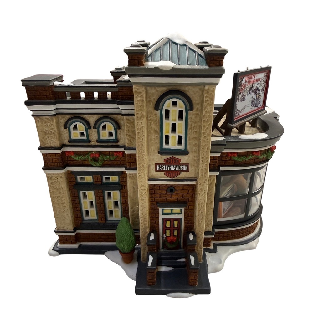 Department 56 Harley-Davidson Detailing Parts and Service Christmas In The City